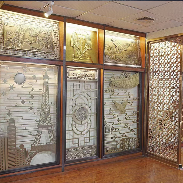 高端輕奢鋁雕隔斷屏風(fēng)壁畫(圖1) 高端輕奢鋁雕隔斷屏風(fēng)壁畫(圖1)