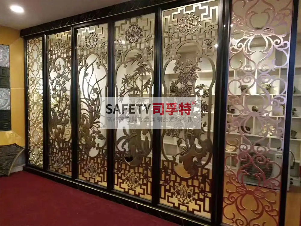 金屬屏風(fēng)有哪些種類？什么材質(zhì)的金屬屏風(fēng)好？[司孚特金屬屏風(fēng)](圖4)