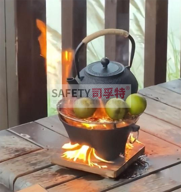 圍爐煮茶小貼士：火災(zāi)、中毒、燙傷需防范[精制鋼圍爐茶桌](圖1)