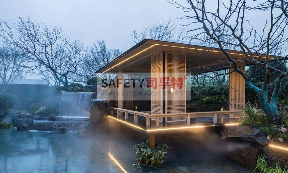 庭院景觀設(shè)計(jì):精制不銹鋼(鋁藝)涼亭搭配智能遮陽(yáng)(圖10) 庭院景觀設(shè)計(jì):精制不銹鋼(鋁藝)涼亭搭配智能遮陽(yáng)(圖10)