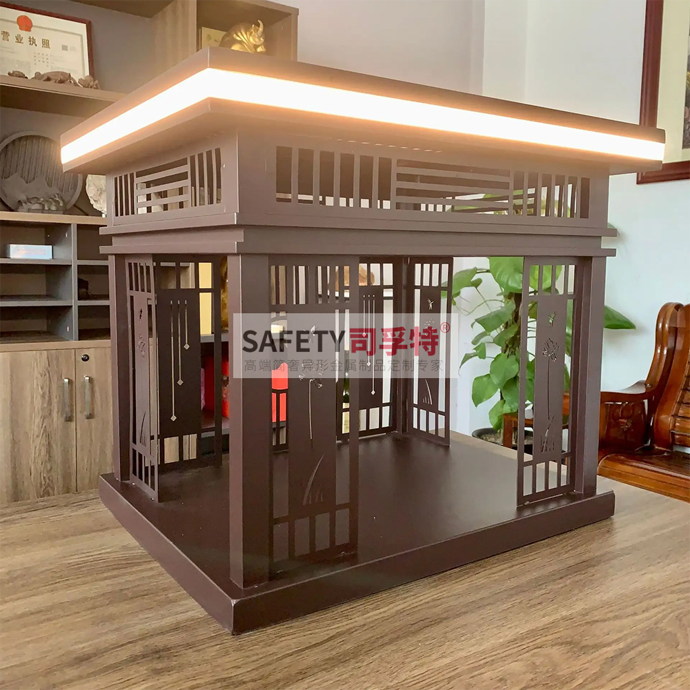 精制不銹鋼涼亭逐漸代替木質(zhì)涼亭，精制不銹鋼涼亭有哪些優(yōu)勢(shì)(圖4)